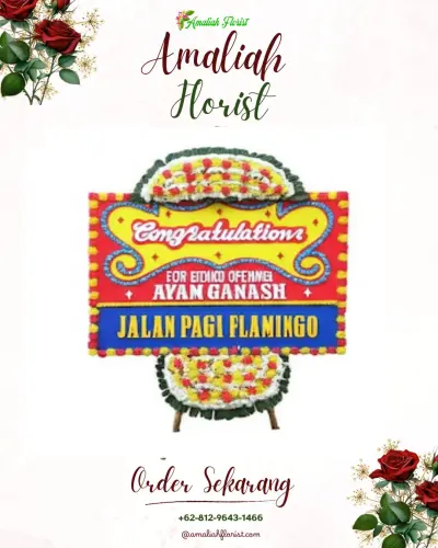 Bunga Papan Congratulation di Waihoka